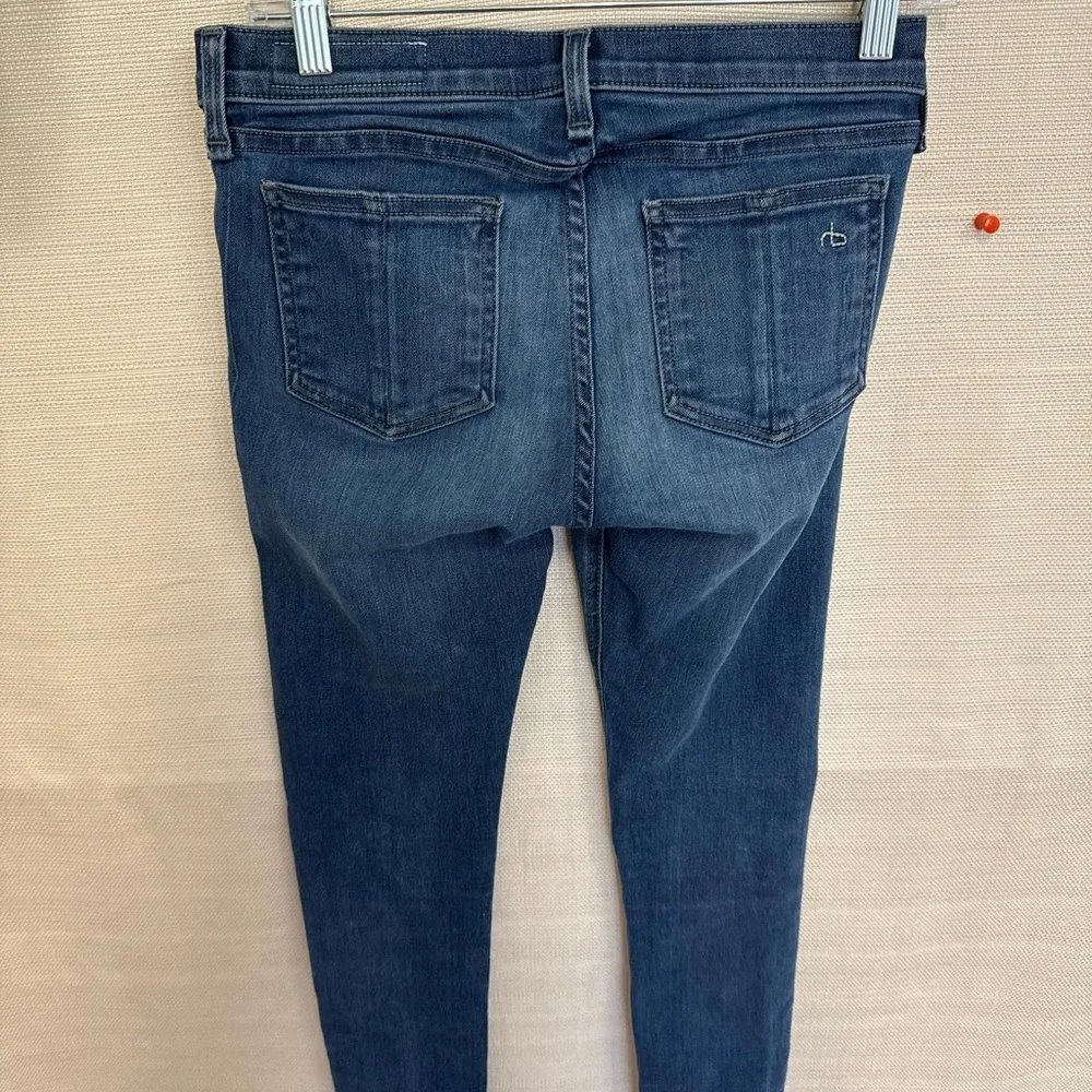 Rag & Bone Dark Blue Skinny Jeans - Picture 2 of 2